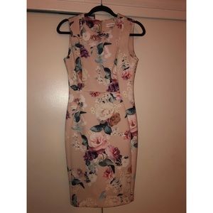 Floral sheath dress